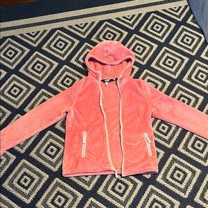 Lands' End Soft Coral Kids Hoodie